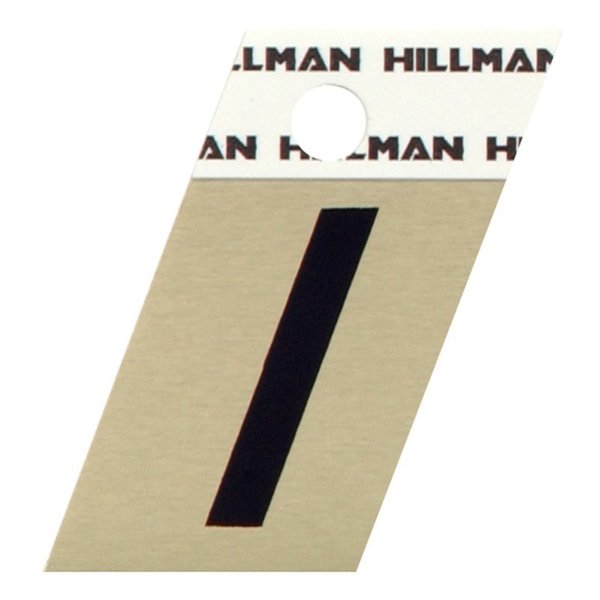 Hillman 1.5" Blk I Adhesive 840510